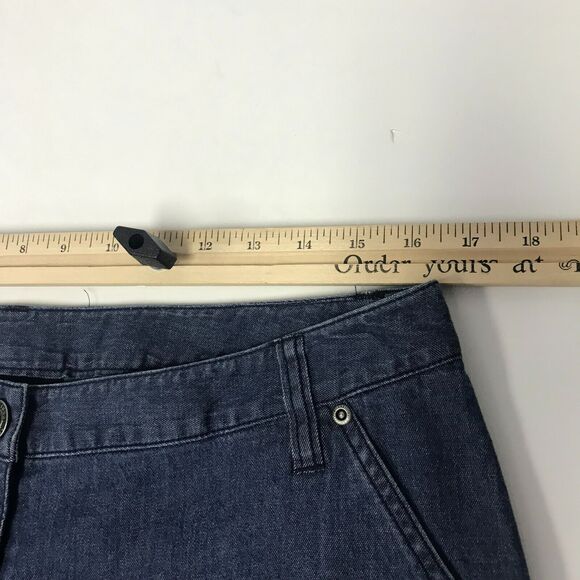 INC International Concepts Capri Pant Womens 12P Petite Denim Stretch Cuffed - Picture 8 of 10